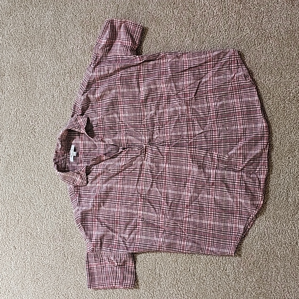 Madewell Plaid Button Down Top